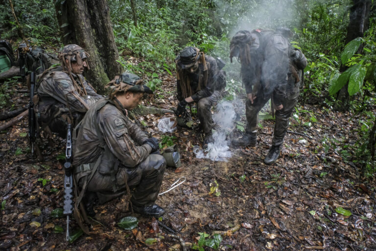 France, Regina, 2018-12-12. At Regina in French Guiana, the equatorial forest training centre run by the Foreign Legion 