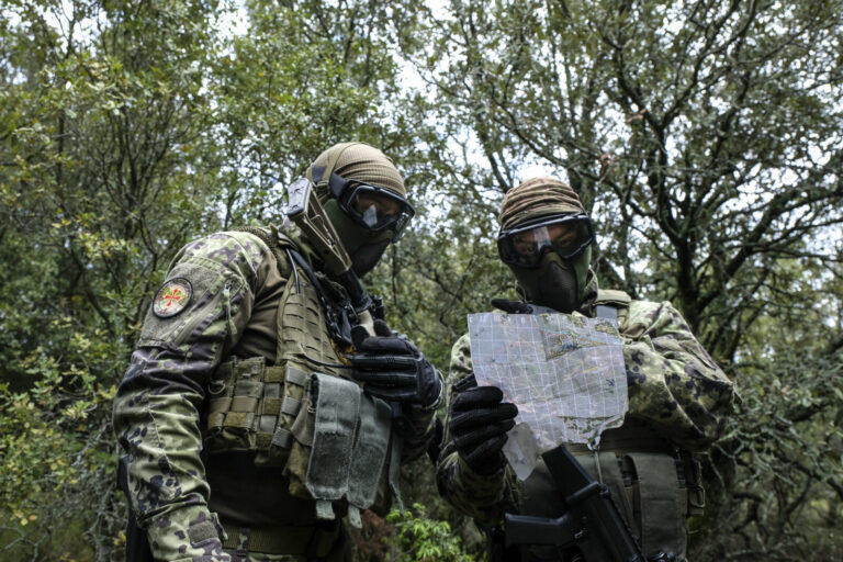 France, Carcassonne, 2019-05-18. For twenty four hours near Carcassonne, some fifty airsoft players fight operation Mete