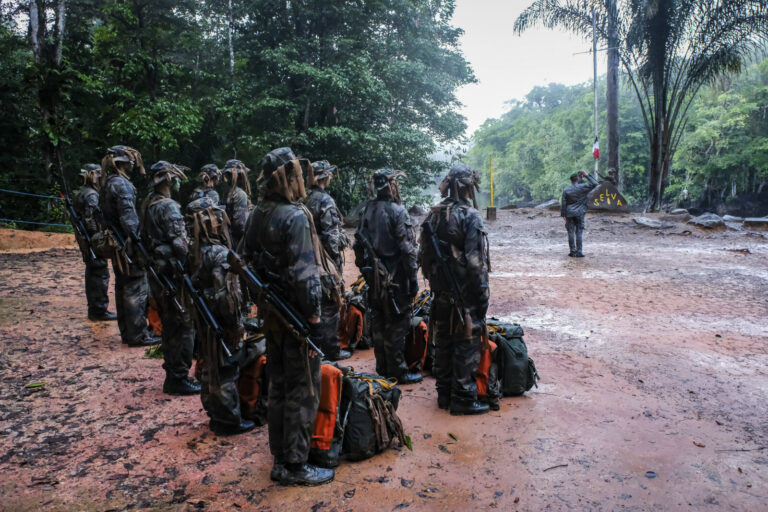 France, Regina, 2018-12-11. At Regina in French Guiana, the equatorial forest training centre run by the Foreign Legion 
