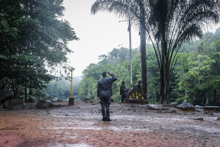France, Regina, 2018-12-11. At Regina in French Guiana, the equatorial forest training centre run by the Foreign Legion 