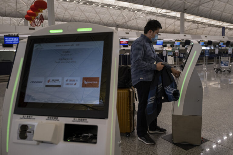 China, Hong Kong, 2020-01-26. On 26 January 2020, at the very start of the coronavirus epidemic and in the middle of the