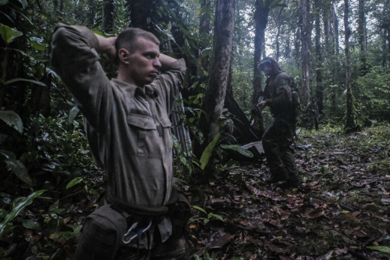 France, Regina, 2018-12-13. At Regina in French Guiana, the equatorial forest training centre run by the Foreign Legion 