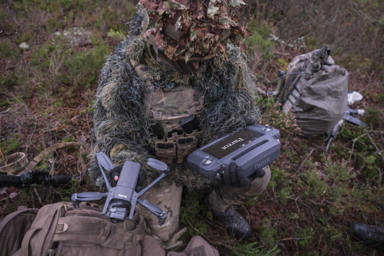 Estonia, Tapa, 2025-12-03. On mission Lynx, French soldiers of the NATO enhanced Forward Presence battlegroup train in t