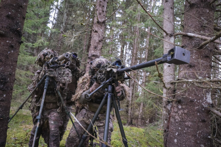 Estonia, Tapa, 2025-12-03. On mission Lynx, French soldiers of the NATO enhanced Forward Presence battlegroup train in t
