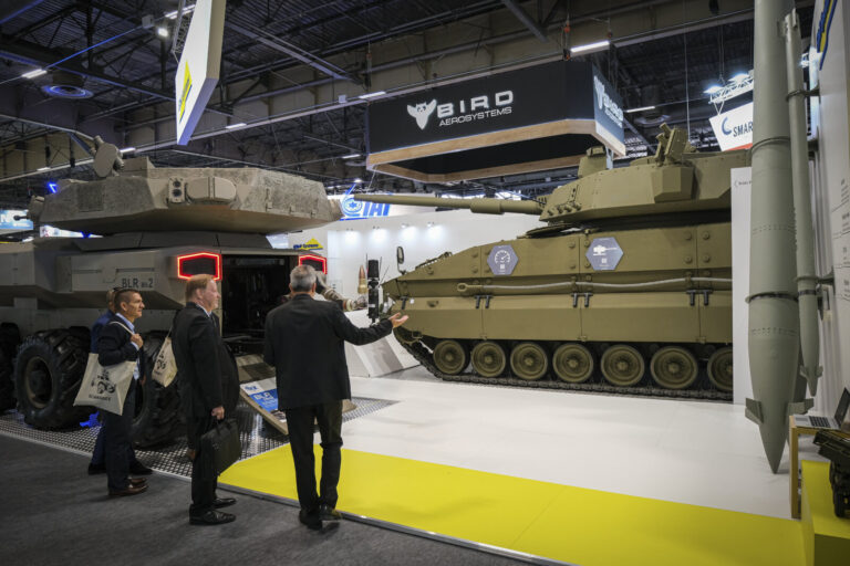 France, Paris, 2022-06-16. Eurosatory 2022, the international land and airland defence and security exhibition, held in 