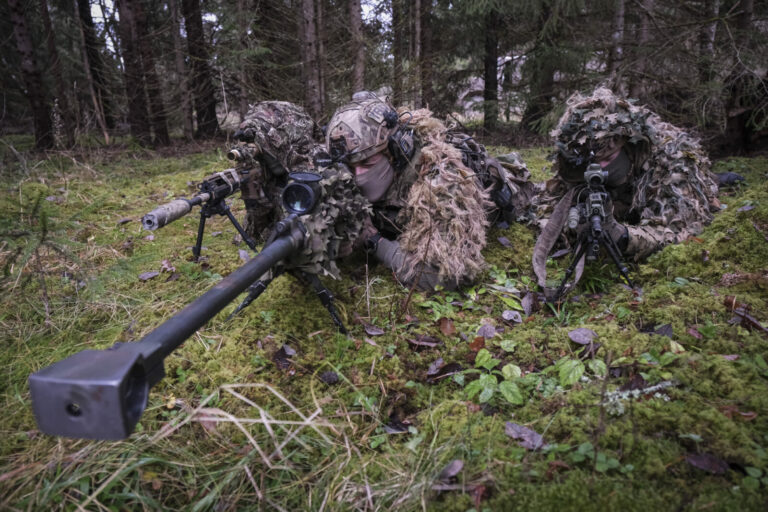 Estonia, Tapa, 2025-12-03. On mission Lynx, French soldiers of the NATO enhanced Forward Presence battlegroup train in t