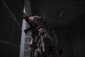 Estonia, Tapa, 2025-12-04. On mission Lynx, French soldiers of the NATO enhanced Forward Presence battlegroup train in t