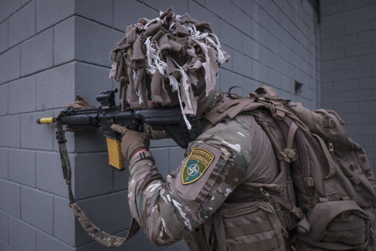 Estonia, Tapa, 2025-12-04. On mission Lynx, French soldiers of the NATO enhanced Forward Presence battlegroup train in t
