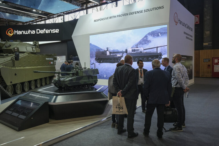 France, Paris, 2022-06-16. Eurosatory 2022, the international land and airland defence and security exhibition, held in 