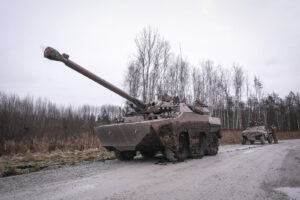 Estonia, Tapa, 2025-12-04. On mission Lynx, French soldiers of the NATO enhanced Forward Presence battlegroup train in t