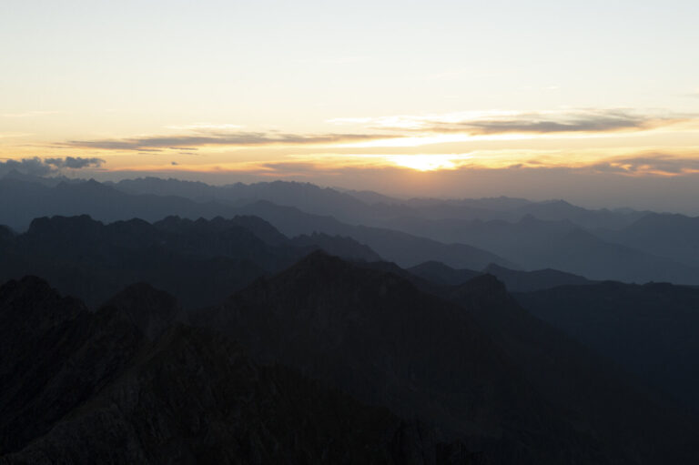 France, La Mongie, 2015-09-11. The Pic du Midi de Bigorre observatory, perched at 2877 metres in the French Pyrenees, wo