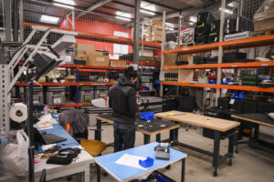 France, Toulouse, 2026-02-12. At Toulouse, the French company Delair designs and assembles the drones that the war in Uk
