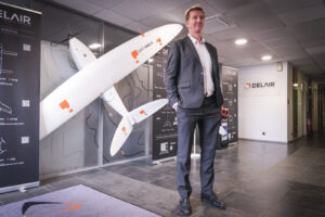 France, Toulouse, 2026-02-12. At Toulouse, the French company Delair designs and assembles the drones that the war in Uk