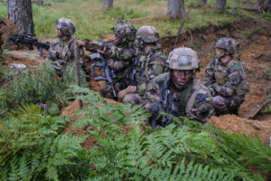 Estonia, Tapa, 2017-08-22. On mission Lynx in August 2017, three hundred French soldiers, most of them legionnaires, are