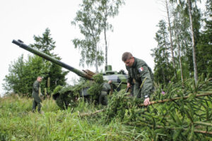Estonia, Tapa, 2017-08-22. On mission Lynx in August 2017, three hundred French soldiers, most of them legionnaires, are