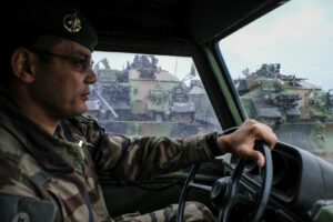 Estonia, Tapa, 2017-08-21. On mission Lynx in August 2017, three hundred French soldiers, most of them legionnaires, are