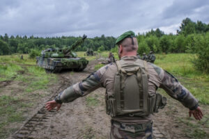 Estonia, Tapa, 2017-08-23. On mission Lynx in August 2017, three hundred French soldiers, most of them legionnaires, are