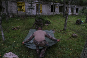 Estonia, Tapa, 2017-08-23. On mission Lynx in August 2017, three hundred French soldiers, most of them legionnaires, are