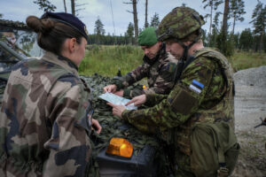 Estonia, Tapa, 2017-08-24. On mission Lynx in August 2017, three hundred French soldiers, most of them legionnaires, are