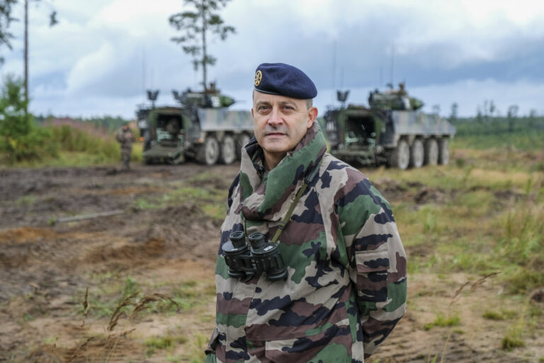 Estonia, Tapa, 2017-08-26. On mission Lynx in August 2017, three hundred French soldiers, most of them legionnaires, are