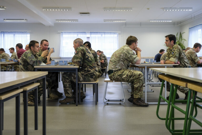 Estonia, Tapa, 2017-08-21. On mission Lynx in August 2017, three hundred French soldiers, most of them legionnaires, are