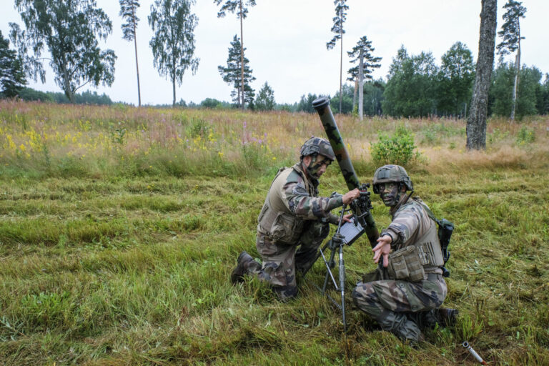 Estonia, Tapa, 2017-08-22. On mission Lynx in August 2017, three hundred French soldiers, most of them legionnaires, are