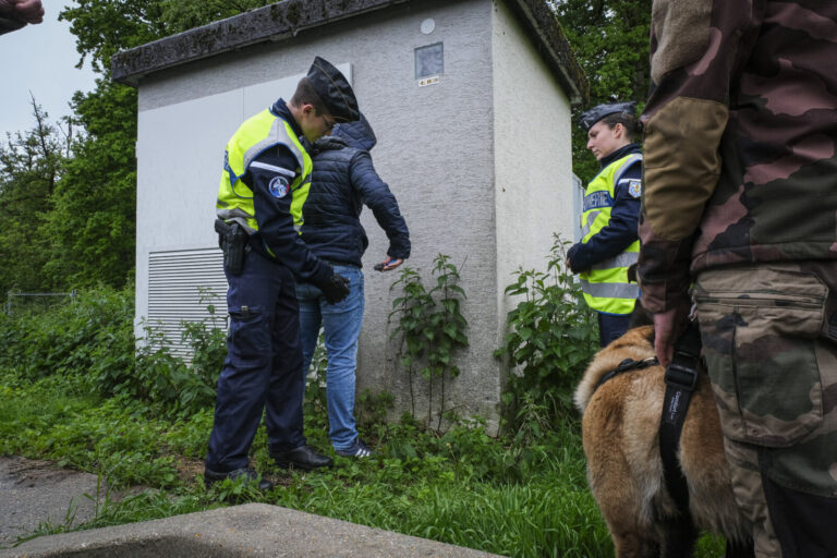 France, Melun, 2024-05-04. EGIDE 2024 is the final exercise of the officer cadets of the French national gendarmerie off