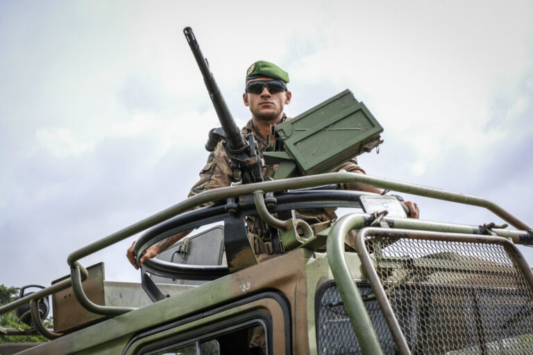 France, Kourou, 2018-12-05. Operation Titan is the permanent military protection of the Guiana Space Centre at Kourou, w