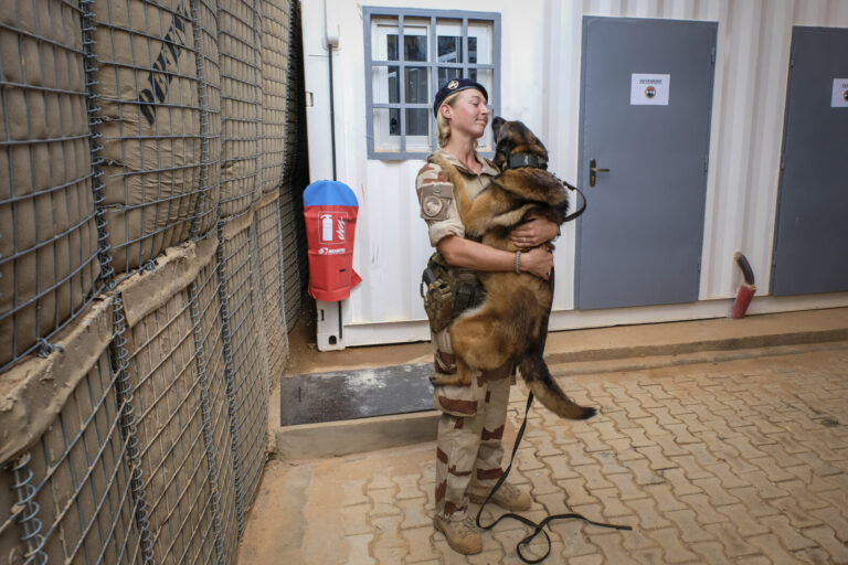Niger, Niamey, 2018-08-22. The French projected air base at Niamey is the logistics hub and the air gateway of operation