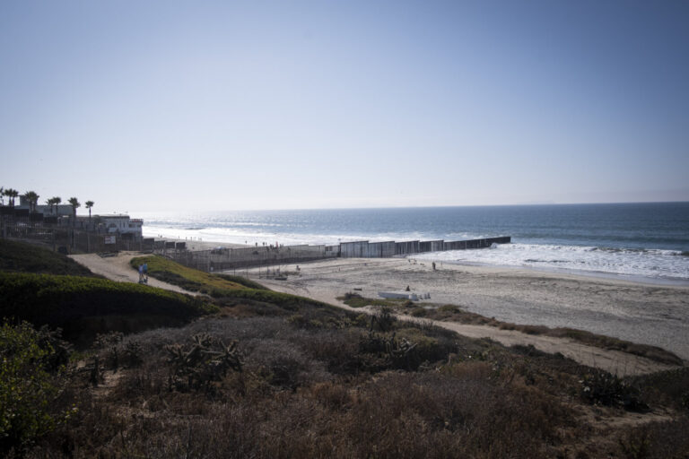 United States of America, San Diego, 2019-11-16. Friendship Park on the Pacific end of the United States Mexico border i