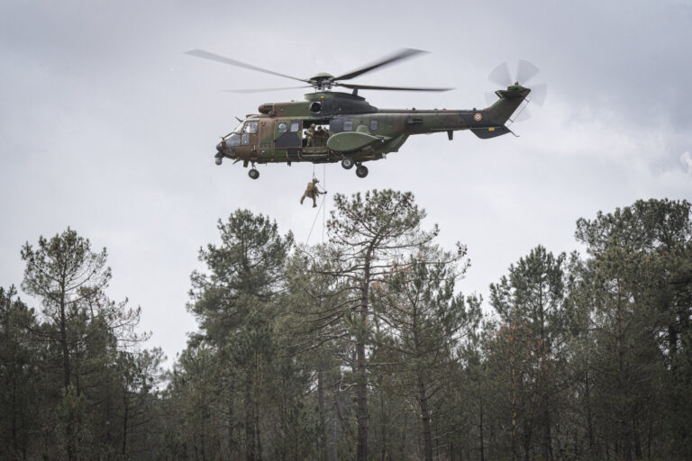 France, Bordeaux, 2023-03-30. Live demonstrations at SOFINS 2023, the French special forces innovation forum held on the