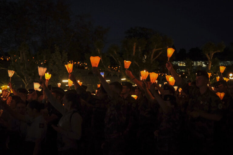 France, Lourdes, 2024-05-25. The 64th Lourdes military pilgrimage attracted over 15,000 pilgrims from 37 different count