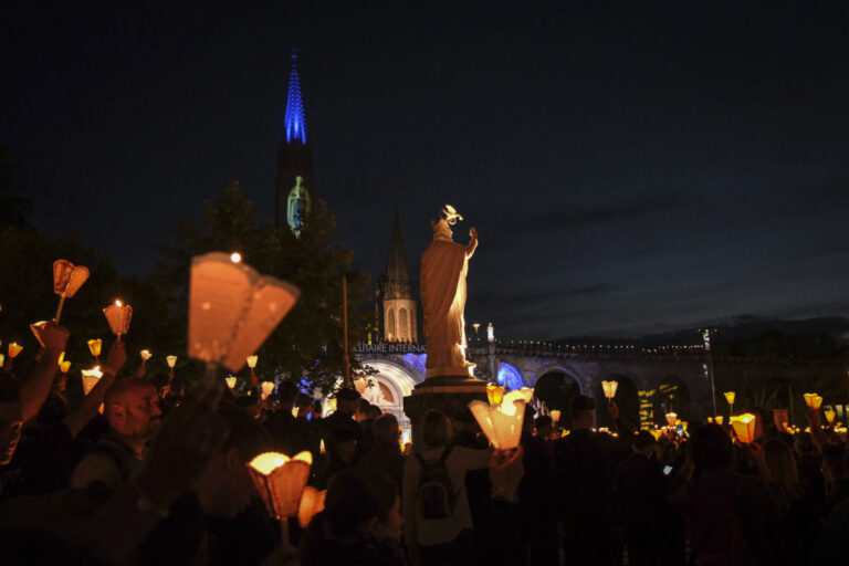 France, Lourdes, 2024-05-25. The 64th Lourdes military pilgrimage attracted over 15,000 pilgrims from 37 different count