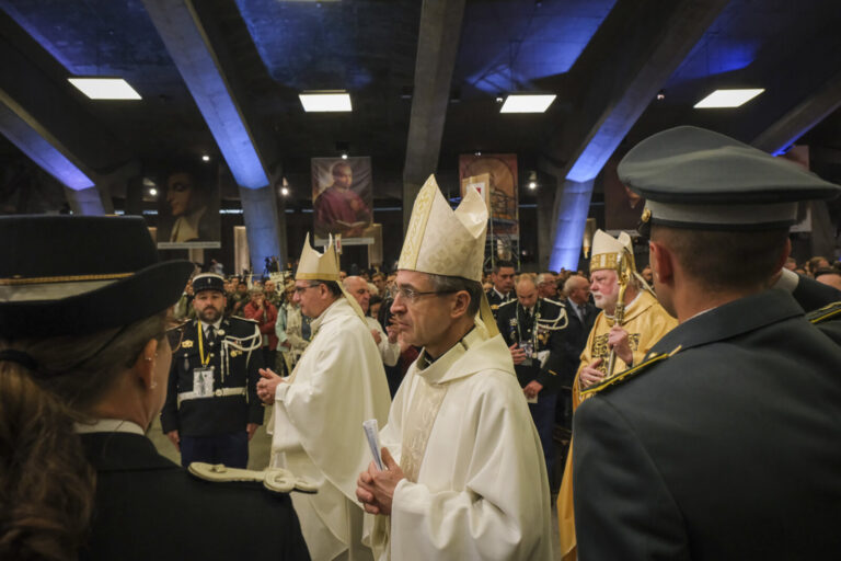 France, Lourdes, 2024-05-26. The 64th Lourdes military pilgrimage attracted over 15,000 pilgrims from 37 different count