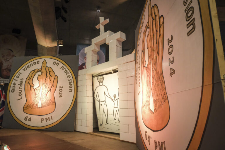 France, Lourdes, 2024-05-26. The 64th Lourdes military pilgrimage attracted over 15,000 pilgrims from 37 different count