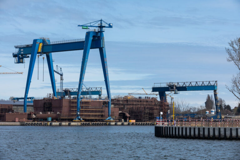 Poland, Gdansk, 2025-04-07. Gdansk is a port city on Poland's Baltic coast. In the centre of its main city, rebuilt afte