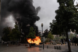 FRANCE, CLERMONT-FERRAND —  17/10/2026 : Manifestations des lycéens et des d'adules contre la vie chère, contre Macron e