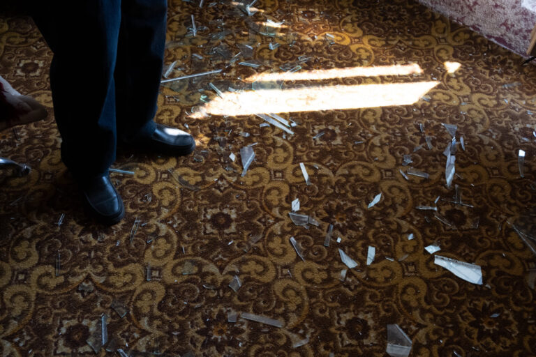 Ukraine, Kharkiv, 2025-04-18. The aftermath of the Russian missile strike on kharkiv's Odeskaya neighbourhood on April 1