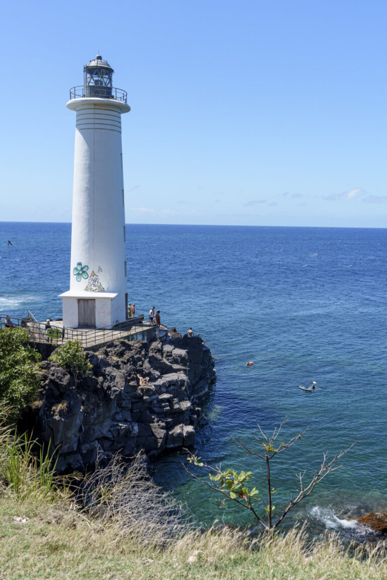France, Guadeloupe, Vieux Fort, 2025-03-05. Phare de la Pointe du Vieux Fort, cap situe a l extreme sud de ile de Basse 