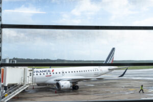 France, Montpellier, 2024-10-16. France, Montpellier, 2024-10-16, Montpellier airport, Air France Hop aircraft on tarmac