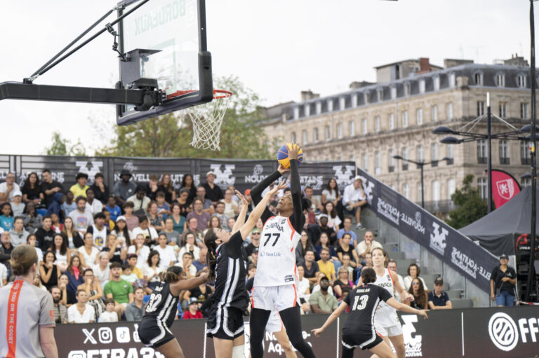 France, Bordeaux, 2025-08-21. France, Bordeaux, 2025-08-21, Day 2 of the Women's Series 3x3: final phases of a major int