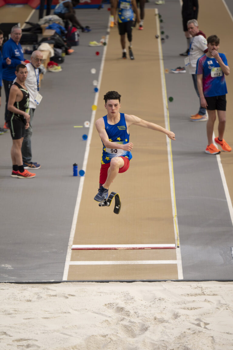 France, Saint Brieuc, 2024-02-10. France, Saint Brieuc, 2024-02-10, Emilien Passon, 17 years old, hope of the French par