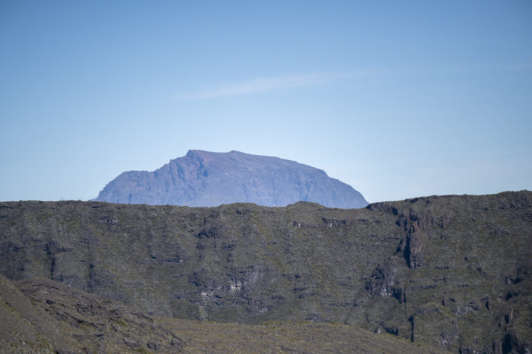 France, Pas de Bellecombe, 2025-11-13. France, Reunion Island, 2025-11-13, The Volcano Road crosses the Plaine des Sable