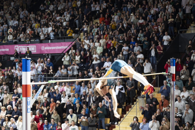 France, Clermont-Ferrand, 2025-02-28. France, Clermont-Ferrand, 28-02-2025, World record beaten by the Swede Mondo Dupla