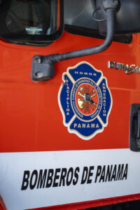 Panama, Isla Colon, 2025-01-18. Panama, Bocas del Toro, 2025-01-18, Isla Colon Fire Station located in the main city of