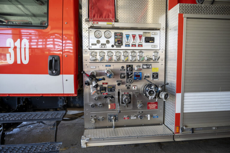 Panama, Isla Colon, 2025-01-18. Panama, Bocas del Toro, 2025-01-18, Isla Colon Fire Station located in the main city of 