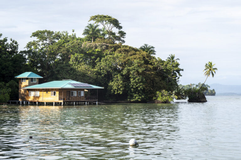 Panama, Bastimentos, 2025-01-17. Panama, Bocas del Toro, 2025-01-17, The village of Bastimentos, also known as Old Bank,