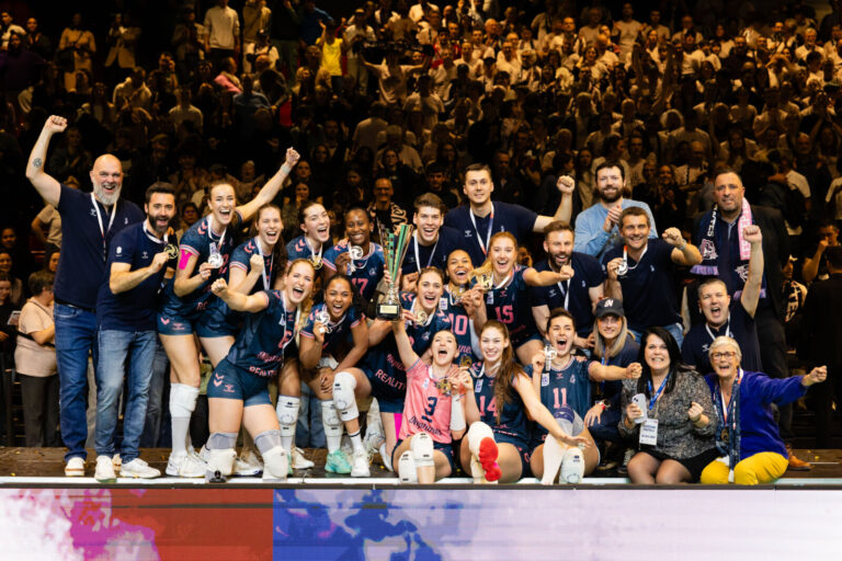 France, Paris, 2024-03-30. French Women s Volleyball Cup Final between Mulhouse and Nantes. Final score Mulhouse 0 - 3 N