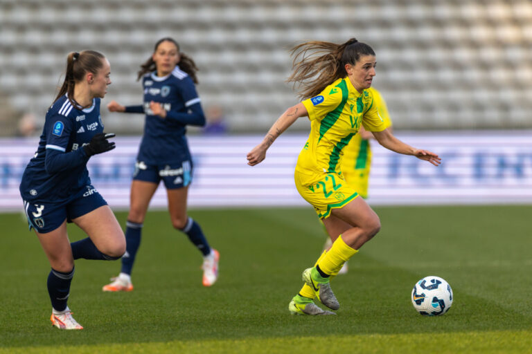 France, Paris, 2025-03-01. Football, 16th day of D1 Arkema between Paris FC and FC Nantes at Sebastien Charlety stadium.