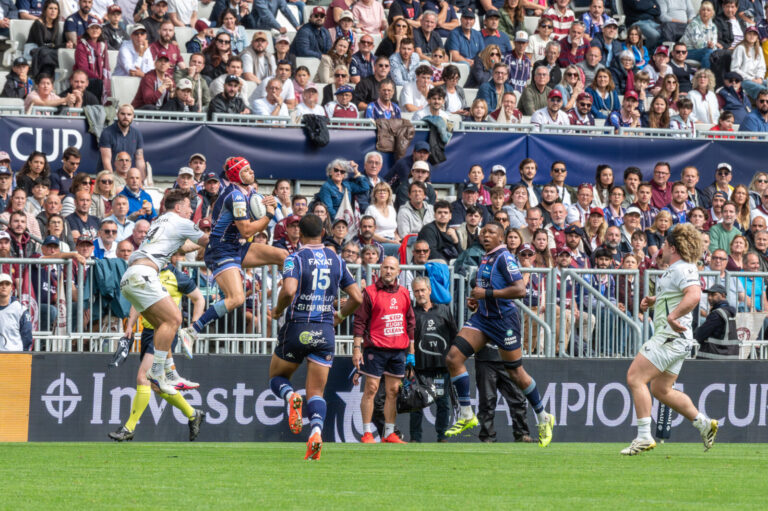 France, Bordeaux, 2026-03-05. Union Bordeaux Begles (UBB) defeated Bath Rugby 38-26 in the EPCR Champions Cup (Investec)